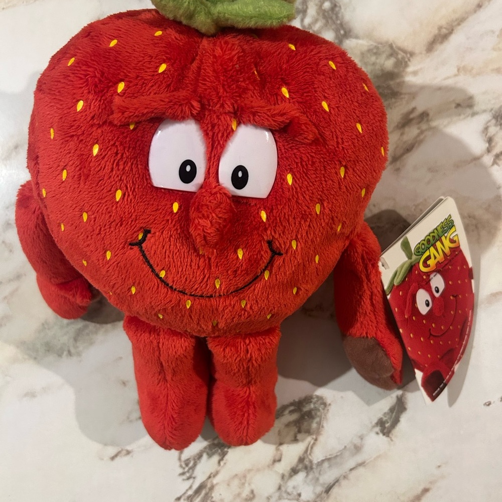 Red Strawberry Stuffed Animal Toy